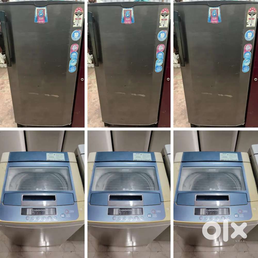 Single Door FRIDGE & WASHING MACHINE  .aslo Double Door