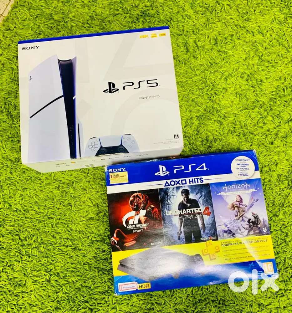 PlayStation 5 and 4 for exchanging