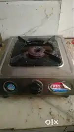 Gas Portable Stove with 5Lका गैस (भर हुआ,~1–1.5 लीटर Gas)+ Regulator.