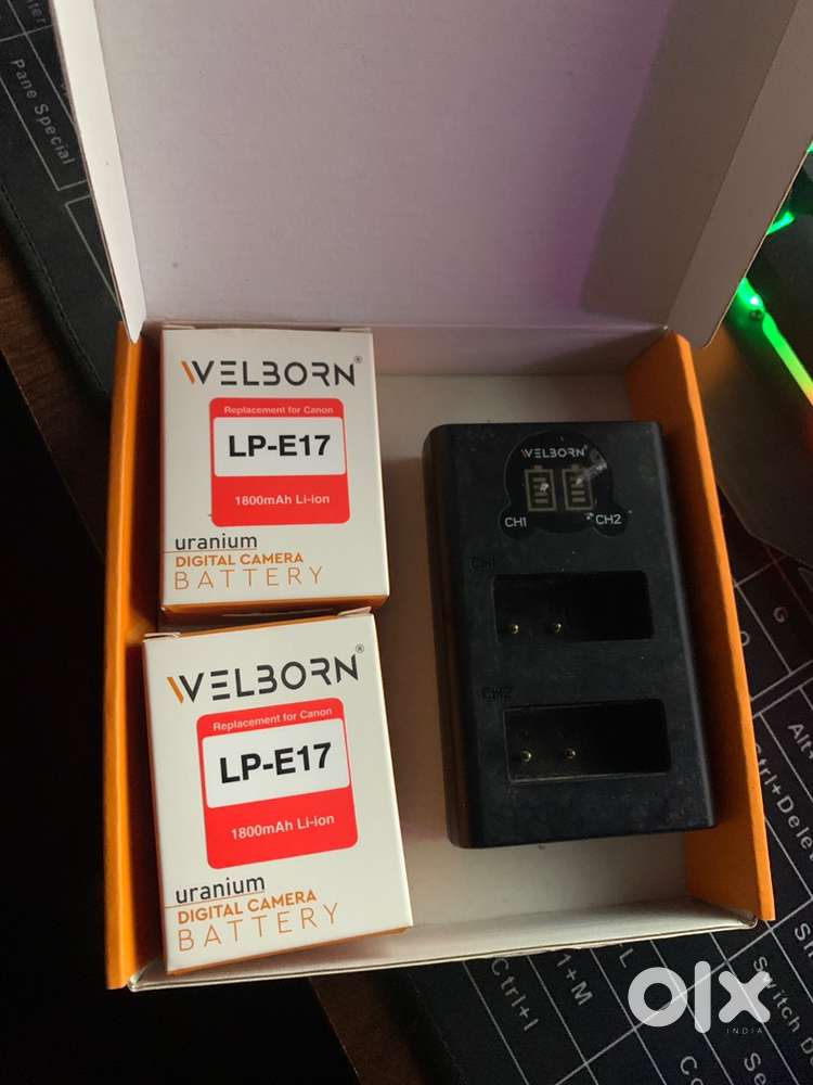 canon R8 (WELBORN) DUAL CHARGER