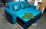 HAMZA FURNITURE NEW DESIGNER STYLISH SOFACUM BED AT LOWEST PRICE