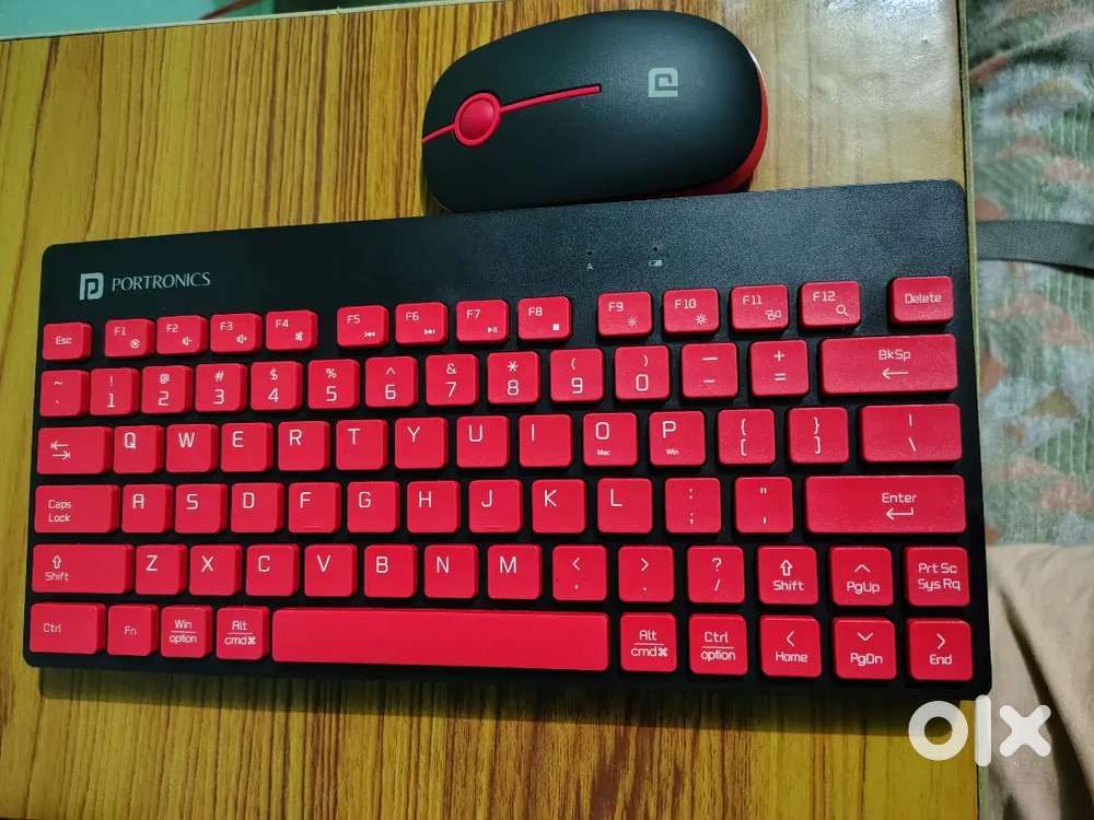 PORTRONICS KEY BOARD WIRELESS WITH MOUSE