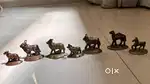 Old small brass  and last two are camel and horse