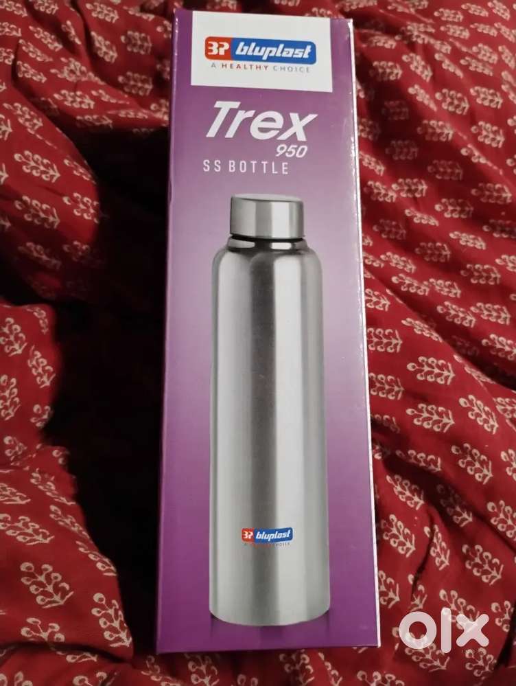 Stainless Steel Bluplast Water Bottle (New Condition)