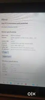 Hp laptop i5 2gen. 
256 SSD window 10