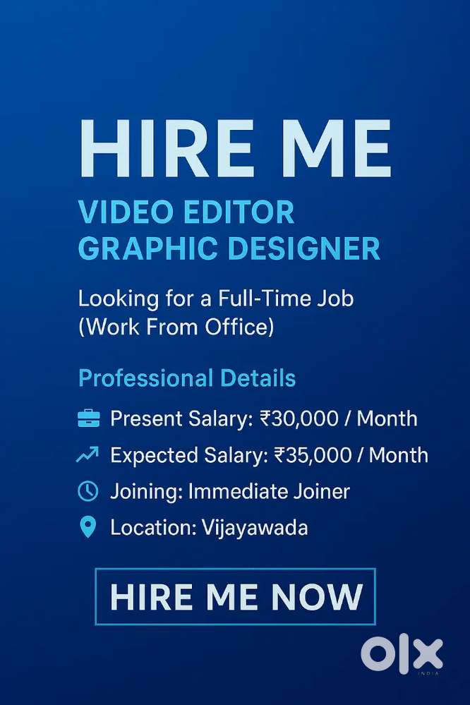 Graphic designer Video editor