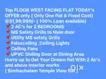 FLAT at GOVERNMENT RATE with FREE Interior Works with AC’s West facing