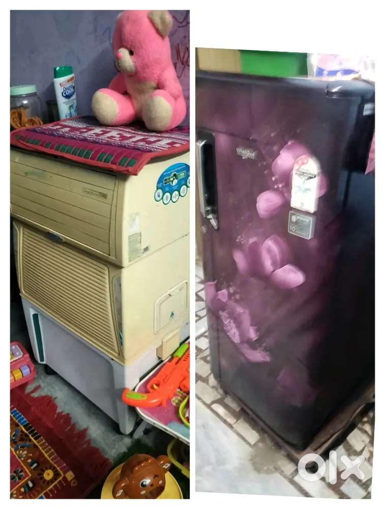 185lt Fridge single door & cooler .Negitiable . Rearlly use