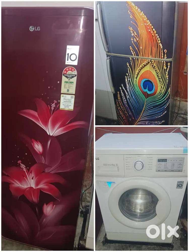 LG fridge270L,Lg6kg W/M inverter technology, samsung fridge 250L