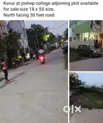 Empty CMDA approved land for sale in kovur near college