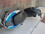 HONDA DIO BLUE/WHITE COLOUR COMBO