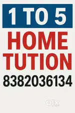 Home tution teacher 1to 5 class