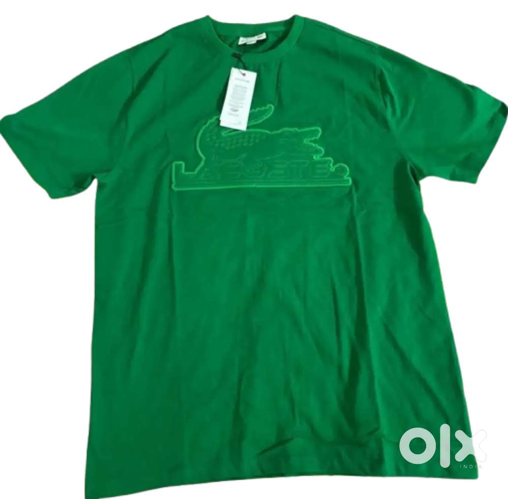 Lacoste Signature Logo T-shirt (Green Colour)