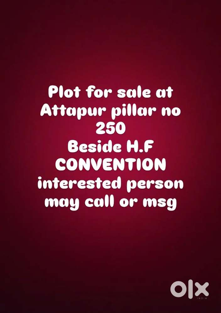 Chance property for sale beside HF CONVENTION