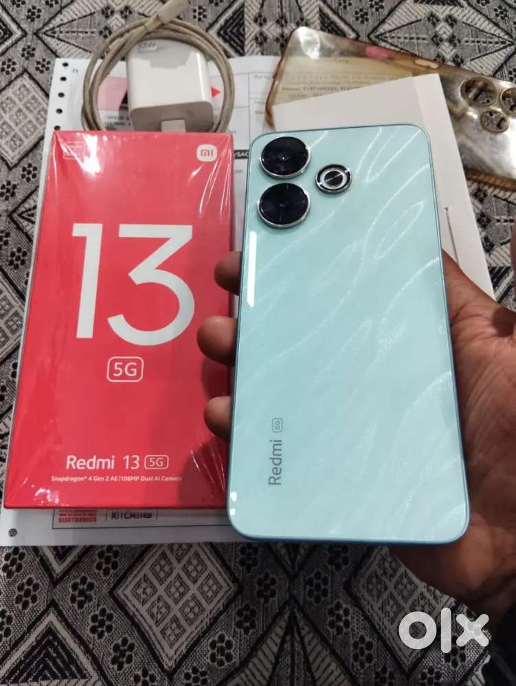 Redmi 13 complete box 5G 6gb Ram 128gb storage brand new condition