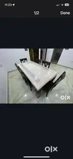 6 seater dining table