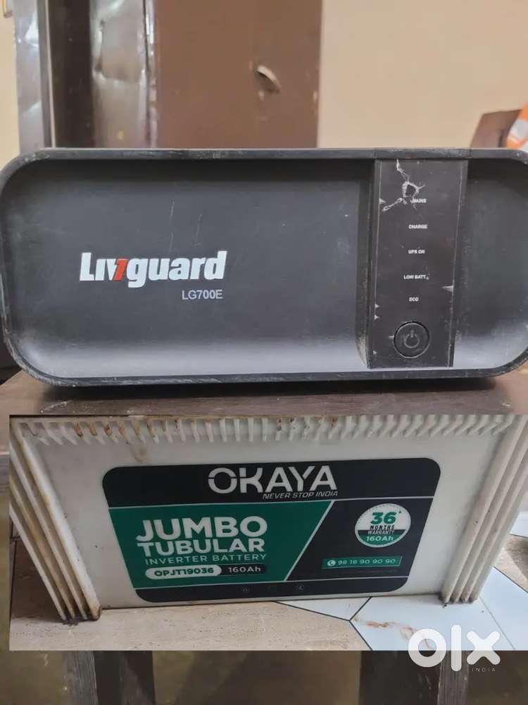 Livguard 700va inverter 160ah good backup inverter for sell