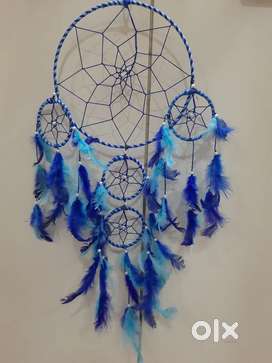 Tranquil Skies Dream Catcher - Medium (Blue)