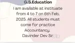 Required Junior teacher, Account Teacher, Science and English teacher