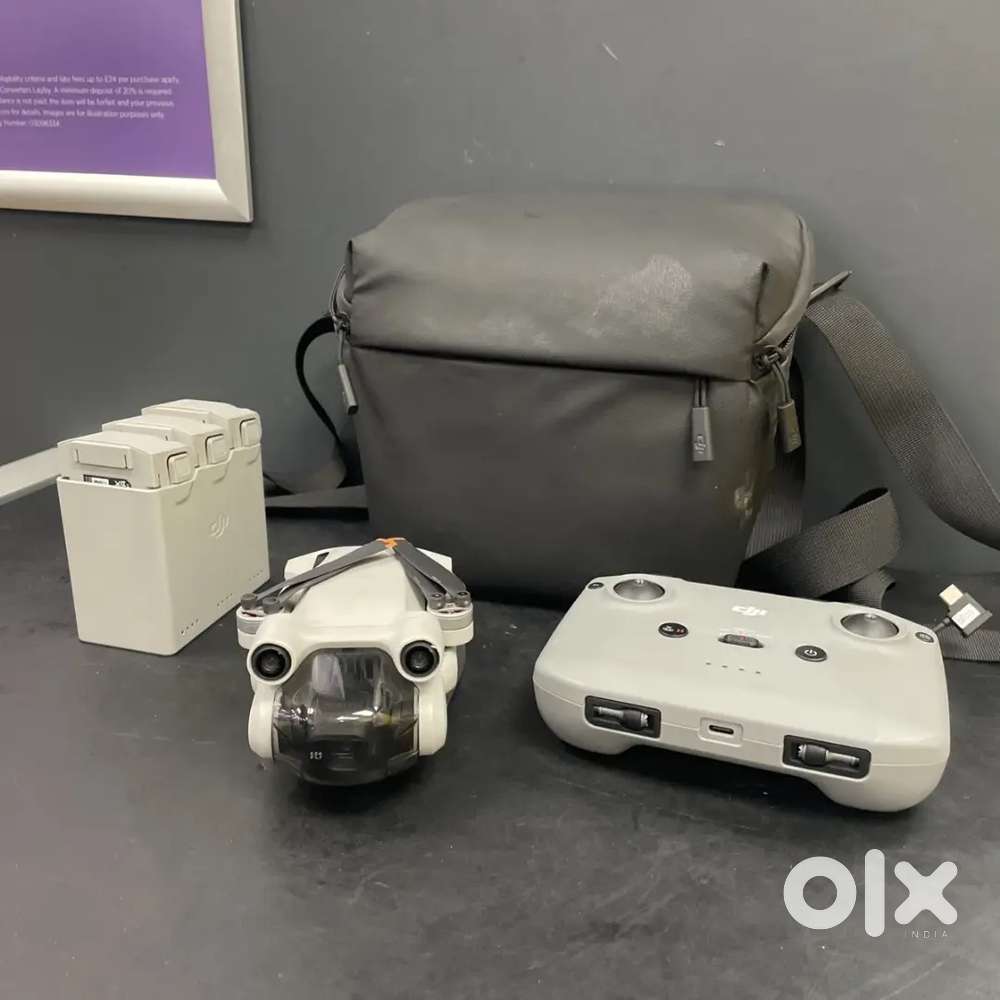 Mint DJI Mini 3 Pro - Controller, Batteries, Charger And Bag
