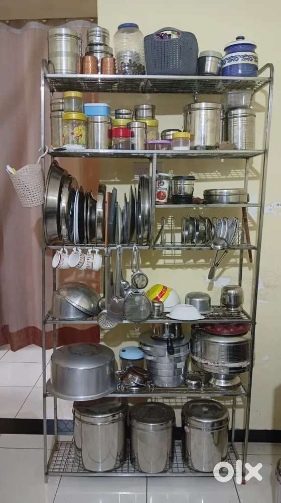 Kitchen rack stainless steel