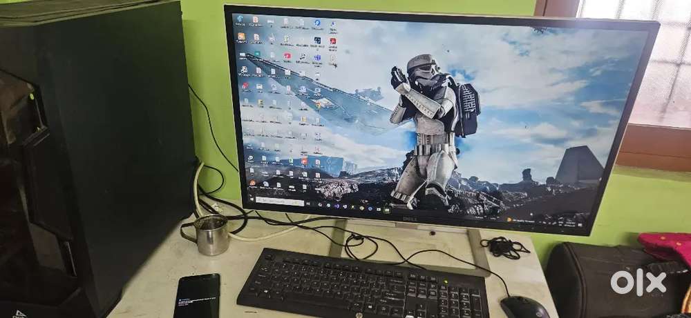 Desktop 3 yrs old32 in dell monitor16 gb 1TB SSD 6 gb graphics card