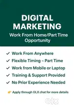 Digital Marketing – Part Time / Full Time Work