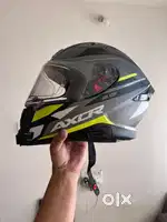 Axor Apex Turbine Helmet with Blu armor installed for GoPro motovloger