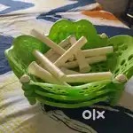 Fruit and vegetables plastic basket 3 layer
