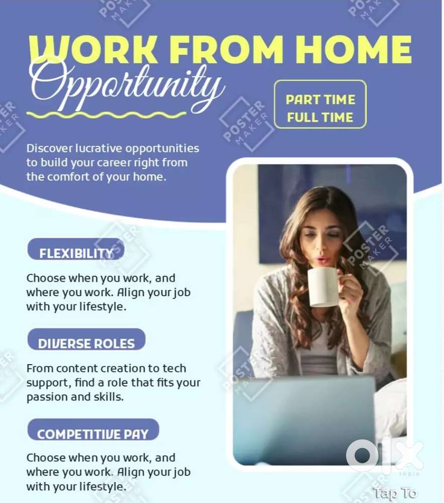 Work from home partime jobs(Ladies)