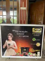 Ice cream freezer glass top 350 litre for sale