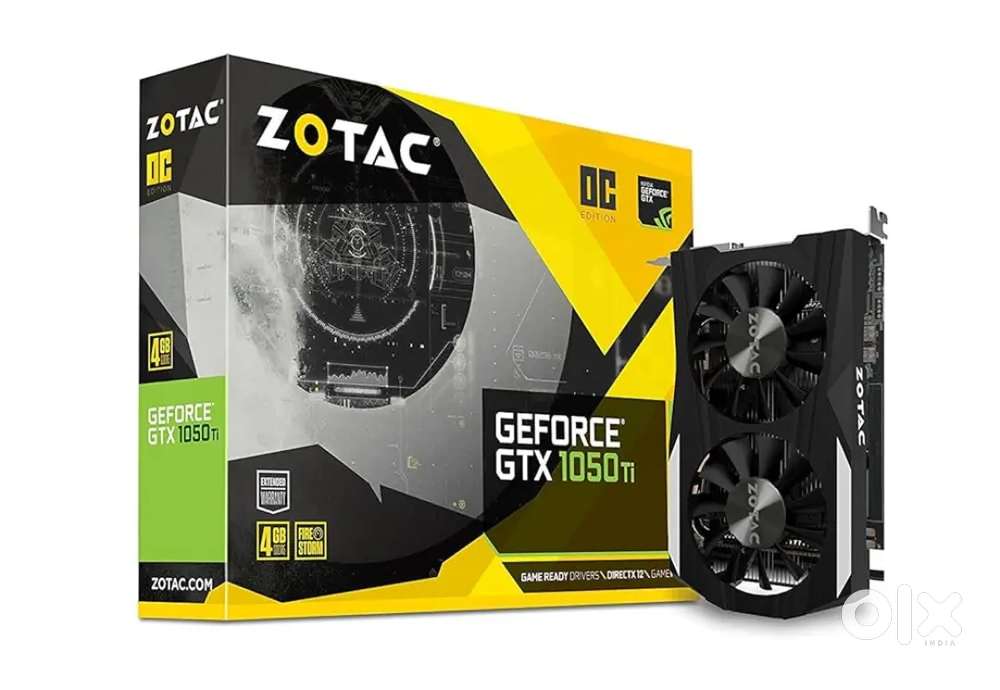Zotac gtx 1050 ti GPU 4gb ddr5