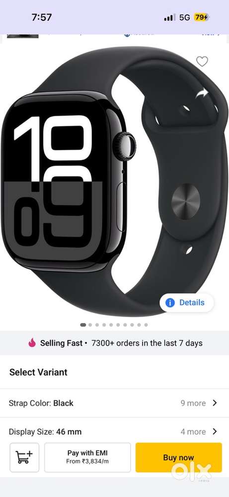 Apple iwatch series 10 GPS 46mm
