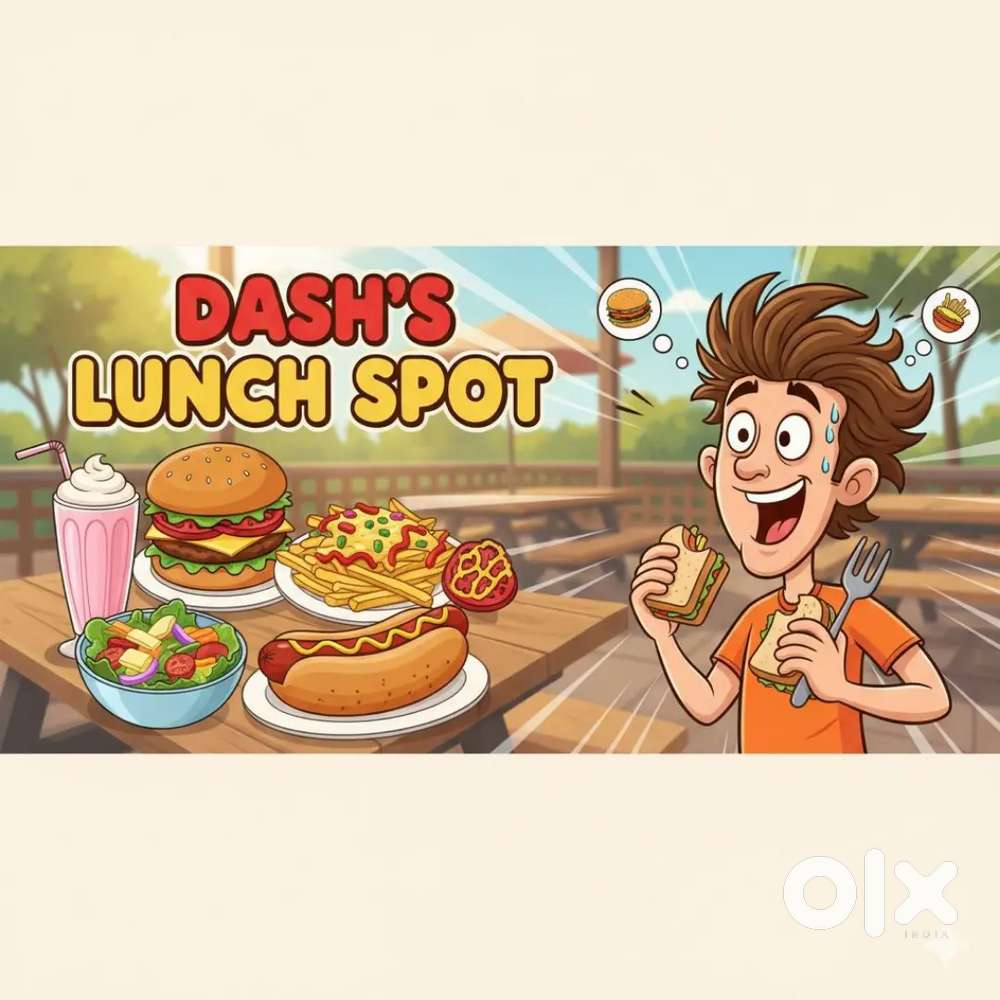 Helper need for fastfood shop. Home food available