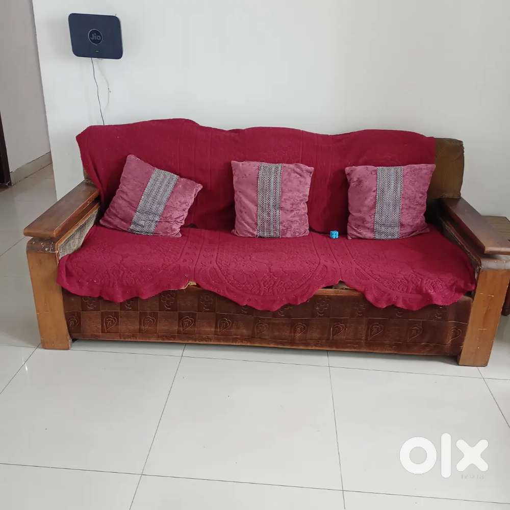 Wooden sofa