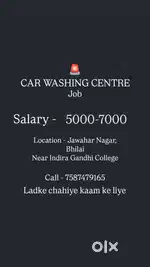 Washerman car washing