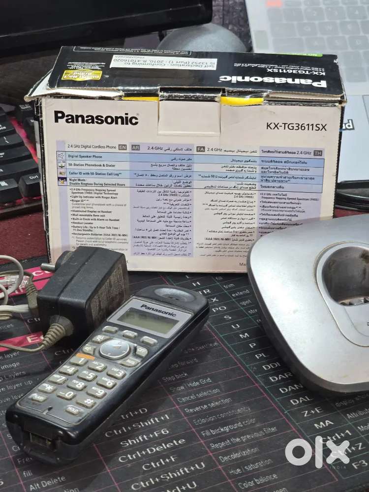 Panasonic KX-TG3611SX Cordless Landline Phone – Fully Working