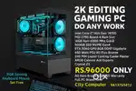 2K Editing Gaming PC i7 14th Gen 16GB Ram 500GB SSD RTX 5060 GPU