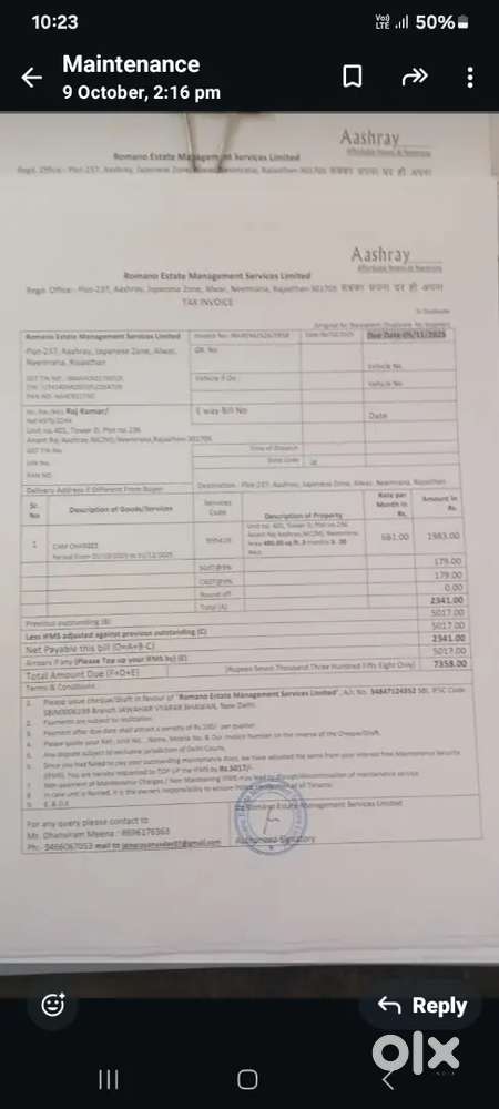 1 bhk flat well maintained partition attach lettering bathroom