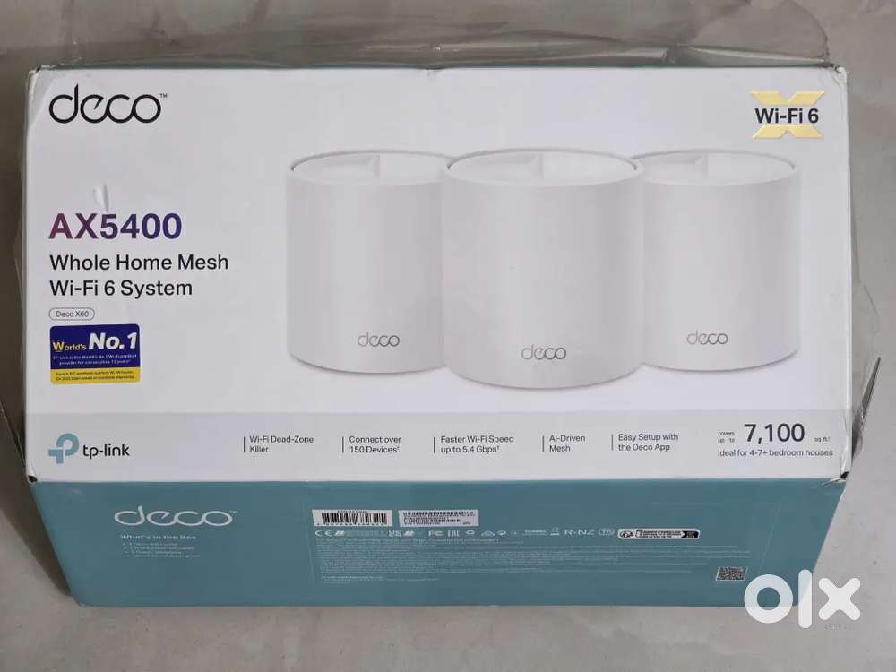 TP-Link Deco X60 Mesh WIFI System (3-Pack)!