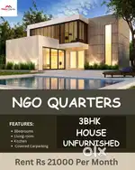 Ngo quarters 3bhk independent house unfurnished