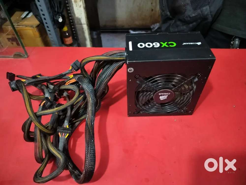 Corsair CX 600 power supply perfect working and new looking condition