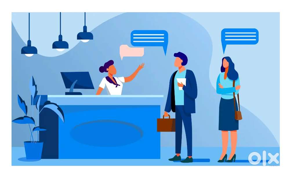 Front Office Work and Receptionist