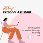 Hiring for Personal Assistant female,