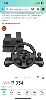 Steering wheel for pc