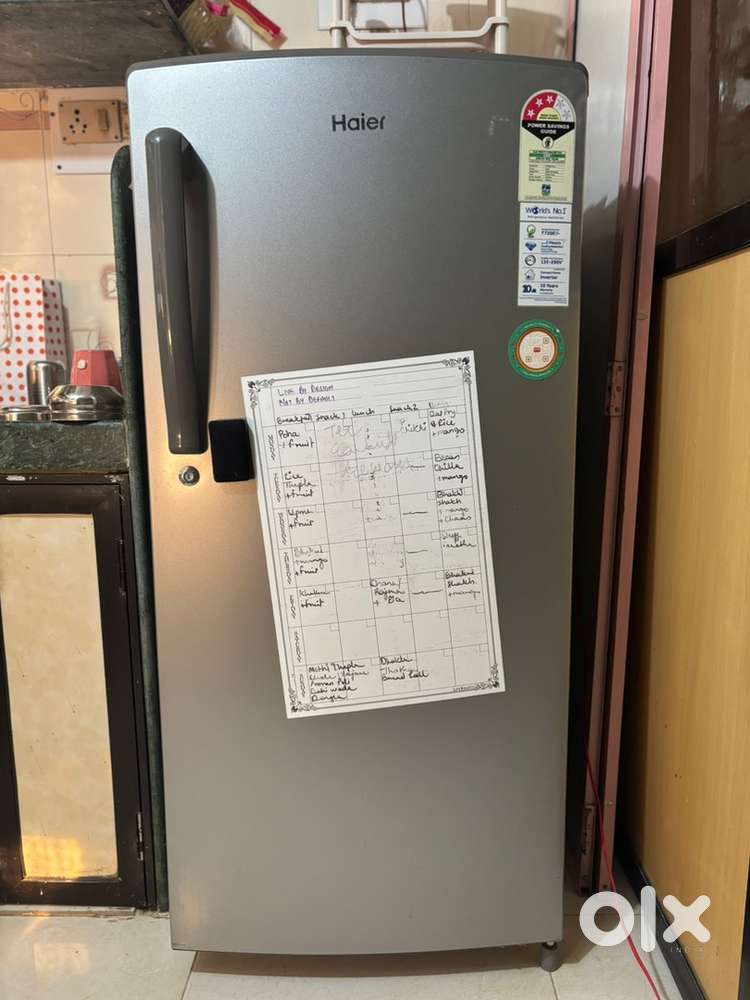Haier single door fridge