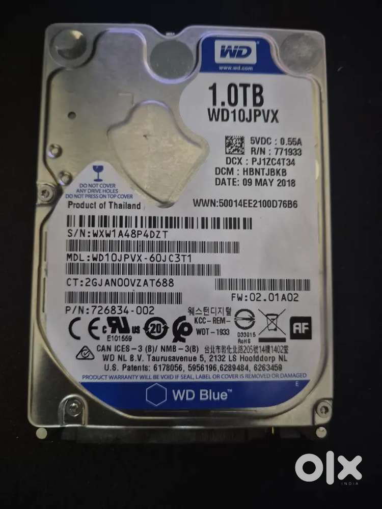 Wd 1 Tb hard disk