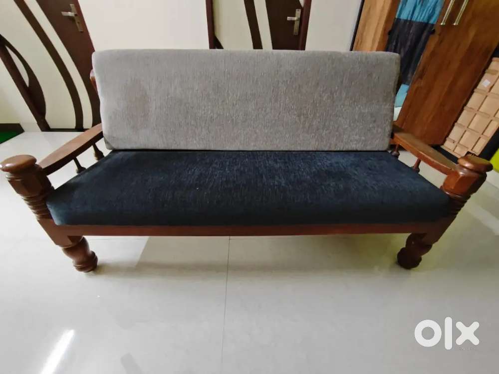 Teak wood Sofa with Cushion