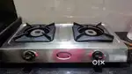 Gas stove/ Chulha with pipe and regulator