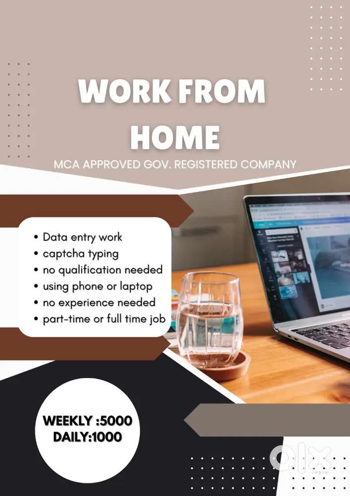WORK FROM HOME ( weekly )